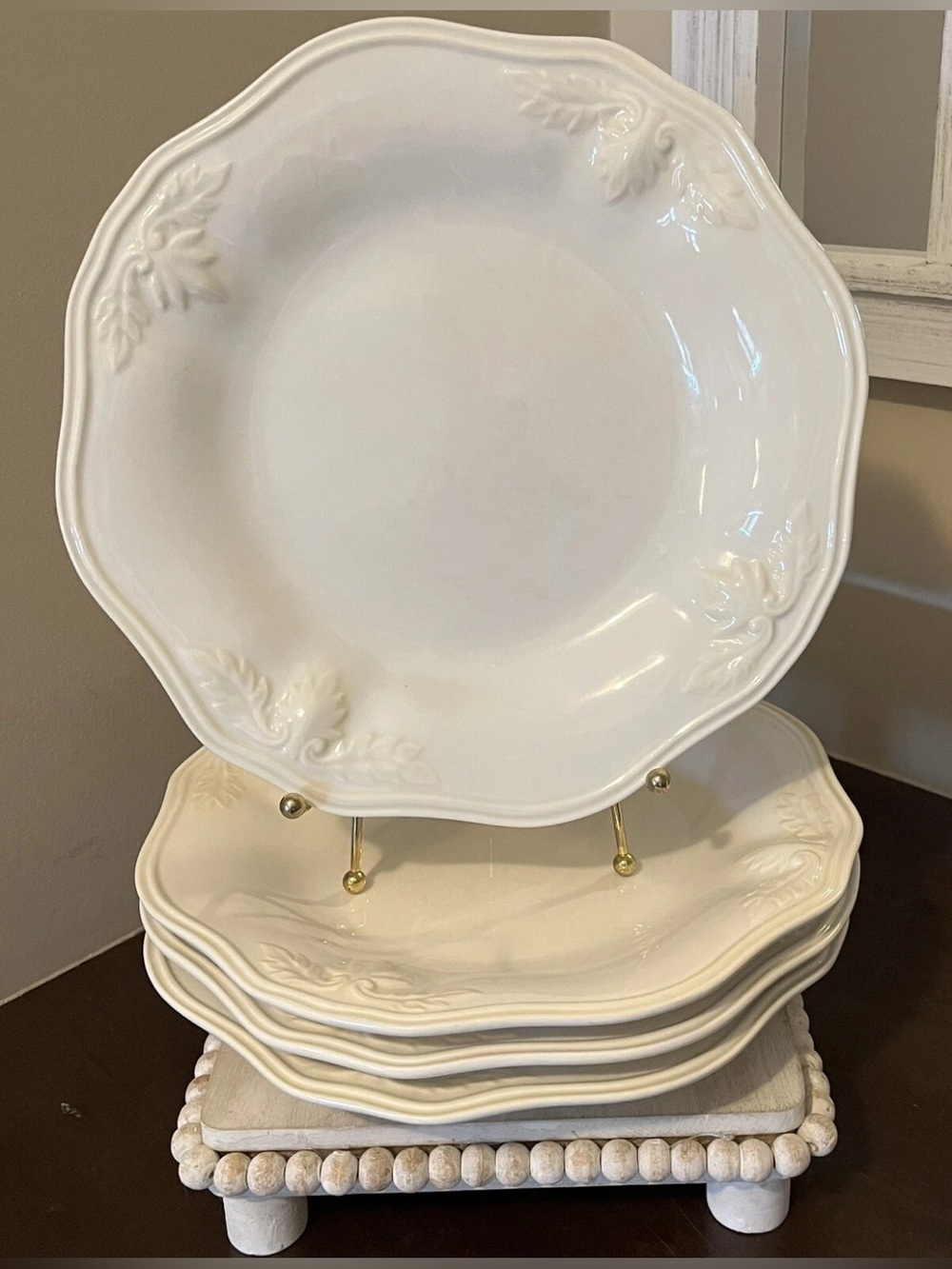 Lenox Butler’s Pantry Gourmet 9.5" Plates ~ Set of 4
